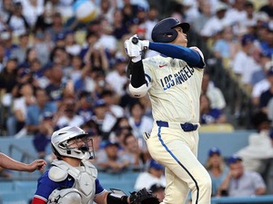 【MLB】大谷翔平「1番DH」スタメン　“過去3発”の好相性、本格派右腕から3試合ぶり44号アーチなるか 画像