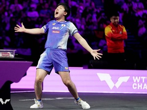 「WTT横浜」優勝を飾った張本智和が“18週ぶり”3位に浮上　8強の戸上隼輔が26位、松島輝空が20位｜卓球男子世界ランキング（2025年第34週） 画像