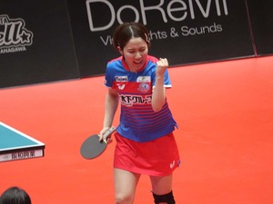 平野美宇、2戦連続VM勝利の主将が語った“1本勝負の重み”　中国超級リーグでの経験は「孫穎莎選手と組めたのは本当にすごい」【Tリーグ】 画像