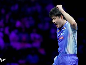 張本智和が日本勢最高位3位を維持　国際大会16強の戸上隼輔が23位にランクアップ｜卓球男子世界ランキング（2025年第35週） 画像