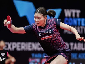 橋本帆乃香、赤江夏星との同士討ちにストレート勝利で8強入り　世界50位撃破の第2シードが中国勢と対戦へ【WTTコンテンダーアルマトイ】 画像