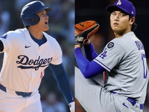 【MLB】大谷翔平、公式が検証したPSでの起用プラン「6つの常軌を逸した方法」　二刀流復活で言及したリリーフ、外野手起用の可否 画像