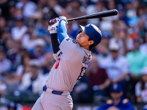 【MLB】自己・球団最多55号を放った大谷翔平、今季成し遂げた“偉業”を公式サイトが称賛「本塁打王よりさらに良い賞を受賞する」 画像