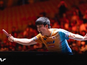 張本智和を衝撃撃破した世界113位は「決して諦めなかった」　予選突破の中国20歳が見せた下剋上に大会公式が賛辞【チャイナスマッシュ2025】 画像
