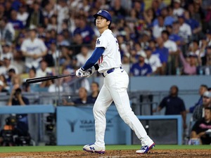 【MLB】大谷翔平「1番DH」スタメン　技巧派右腕からシリーズ突破の“2試合連発”アーチなるか、エース山本由伸が先発 画像