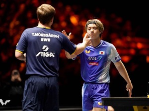 宇田幸矢、快進撃続くサウスポーのパリ五輪銀撃破に賛辞「無敵のウダが支配」　勝負を分けたポイントや次戦にも言及【チャイナスマッシュ2025】 画像