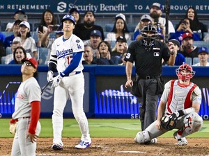 【MLB】大谷翔平「1番DH」スタメン　生え抜き右腕攻略の4戦ぶりアーチで地区シリーズ突破なるか、エース山本由伸が先発 画像