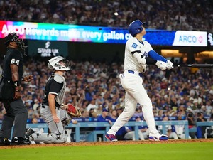 【MLB】大谷翔平「1番投手兼DH」スタメン　9試合ぶり“二刀流アーチ”で2年連続のワールドシリーズ進出なるか 画像