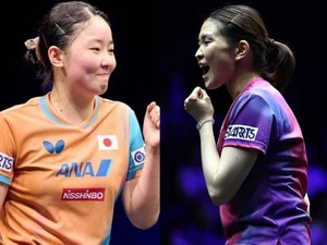 張本美和が語った橋本帆乃香との“異色ペア”結成の舞台裏　ロス五輪へ求められる強化　カットマンとのダブルスに「イメージはある」 画像