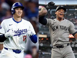 【MLB】大谷翔平、ジャッジを「MVPから引きずり下ろす10人の候補者」を公式サイトが紹介　“23歳有望株”は「複数回のMVP受賞が見える」 画像