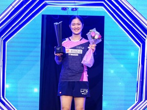「キハラが素晴らしいパフォーマンス」木原美悠の今季初優勝に大会公式が賛辞　存在感発揮の21歳を称賛「2026年の飛躍が期待」【WTTマスカット】 画像