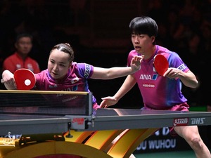「両者とも世界王者」伊藤美誠・篠塚大登の“みましのペア”に熱視線　中国メディアが新ペアの化学反応に注目【卓球・ITTF男女混合団体W杯】 画像