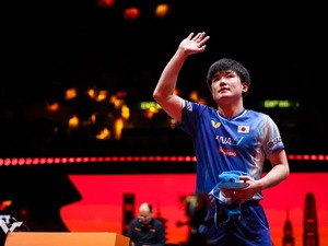 張本智和、悲願の戴冠を狙うエースが語る激闘「1球1球、課題をクリアする気持ち」　次戦は“天敵”との大一番「2位の壁を超えて優勝へ」【WTTファイナルズ香港】 画像