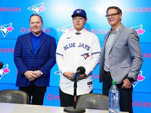 【MLB】岡本和真、ブルージェイズ入団会見の注目度に記者驚愕「ゲレーロJr.が再契約したかのよう」　ほっこりエピソード披露で“愛され力”にも太鼓判 画像