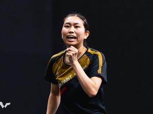 卓球女子・28歳カットマンの中国撃破に衝撃「サトウが大番狂わせを演じた」　世界4位サウスポー相手の金星に称賛【WTTスターコンテンダー・ドーハ】 画像