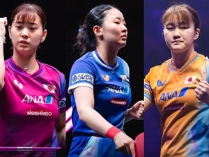 張本美和、大藤沙月、長﨑美柚ら参戦に公式熱視線「タイトル争いは熾烈」　昨年2冠の“新女王”はダブルスでも優勝争いへ【WTTスターコンテンダー・チェンナイ】 画像