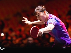 長﨑美柚が世界6位・王芸迪を翻弄で会心勝利　過去苦戦の難敵退けたサウスポーが“中国撃破”で連勝飾る【ITTF-ATTUアジアカップ】 画像