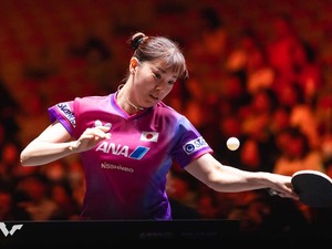 中国勢撃破の長﨑美柚がシンガポール選手に15分でストレート圧勝　サウスポーが全勝で決勝トーナメント進出決定【ITTF-ATTUアジアカップ】 画像