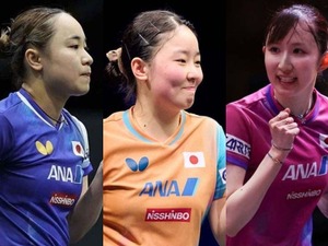 張本美和が6位、伊藤美誠が9位、早田ひなが10位　佐藤瞳が1ランクアップの21位　孫穎莎らトップ3は変動なし｜卓球女子世界ランキング（2026年第9週） 画像