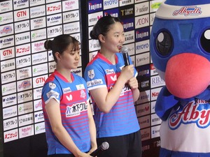 単全勝の“女王”張本美和、サウスポー・長﨑美柚らがベンチ入り　KA神奈川が連覇へ首位通過なるか　POをかけた戦いに臨む【Tリーグ】 画像