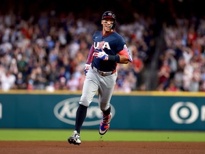 「ようこそWBCへ！」大谷翔平と並ぶ“主役候補”ジャッジも魅せた　NPB投手から放った衝撃171キロ弾に米メディア熱狂 画像