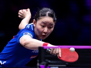 張本美和、WC出場の世界35位と接戦もストレート勝ち　大藤沙月に続く8強入りで次戦は中国勢との大一番へ【WTTチャンピオンズ重慶】 画像