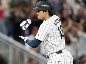 【WBC2026】大谷翔平、申告敬遠後に見せた“ほっこりシーン”に注目　MLB公式がベネズエラ代表との交流に熱視線「冗談を言い合う」 画像