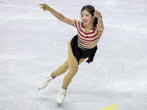 SP8位の中井亜美、代名詞トリプルアクセル不発の理由は……「いつもと違う緊張感」　フリーは楽しむと誓う【世界フィギュア】 画像