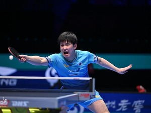 張本智和、難敵チウ・ダンとのフルゲーム激闘を制する　“0－2ビハインド”を逆転のエースがベスト8進出【ITTF男女ワールドカップ】 画像