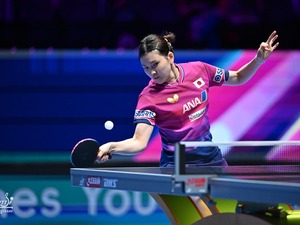 張本美和が6位、伊藤美誠が10位　W杯8強入りの橋本帆乃香が14位　上位は孫穎莎ら中国勢がトップ3維持｜卓球女子世界ランキング（2026年第15週） 画像
