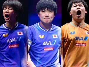 卓球日本男子がW杯で放った存在感　王者と激闘の松島輝空が殊勲の銀メダル、張本智和＆戸上隼輔も奮闘でトップ3が進化の跡 画像