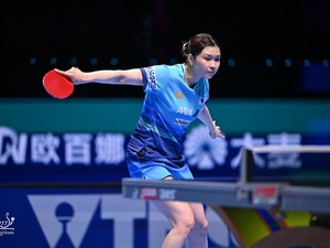 「カットマンのスターが優勝候補」橋本帆乃香にかかる連覇への期待　大会公式が27歳に熱視線「華やかさを加える」【WTTコンテンダー太原】 画像