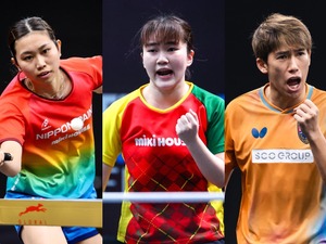 大藤沙月がカットマン・佐藤瞳とのチームメイト対決　2年ぶりV狙う吉村真晴は中国の19歳新星と激突　日本勢がタイトルかけた大一番【WTTコンテンダー太原】 画像
