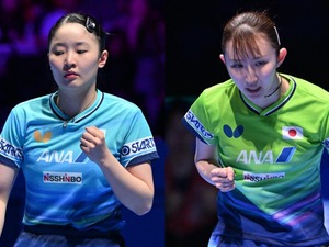 張本美和が5位浮上、早田ひなが10位に復帰　国際大会Vの赤江夏星が38位に上昇　上位は中国勢独占で変動なし｜卓球女子世界ランキング（2026年第17週） 画像