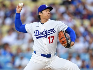 【MLB】「防御率0.82」3勝目の大谷翔平、規定到達で再び両リーグトップ　“7回4安打無失点8K”の快投劇「最速162キロ」 画像