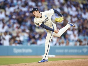 【MLB】佐々木朗希が見せた“最高レベルの投球”　100マイル超えでシュワーバーを圧倒、24歳右腕を米識者が称賛「球速を維持」 画像