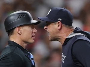 【MLB】ブーン監督が通算49回目の退場処分、わずか9年で“歴代25傑入り”へ王手　5年連続トップへ1差肉薄……チャレンジ申請が通らず激怒 画像