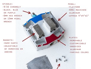 マグネット搭載のペダルで安全なライドを実現する「MagLOCK Bike Pedal」登場 画像