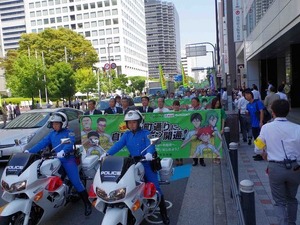 大阪初の自転車レーン設置と秋の交通安全イベント 画像