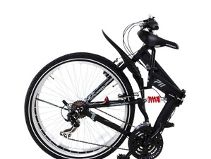建築資材のI型鋼にヒントを得た26インチ折りたたみ自転車が登場 画像