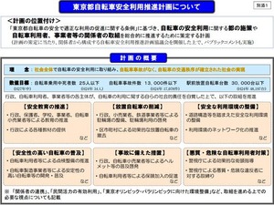 東京都、自転車乗用中死者数、2013年の34人から15年には25人以下へ　自転車安全利用推進計画 画像