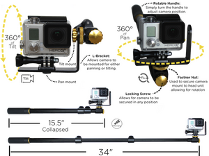 GoProでパン&チルト撮影を楽しもう「MicroJib」登場　デンバー 画像