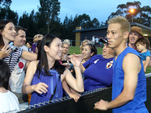 【アジアカップ15】好調日本代表、練習試合で地元チームに7-0快勝 画像