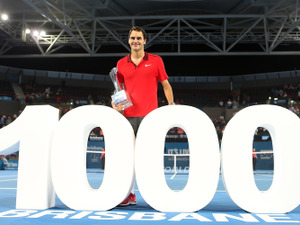 【テニス】衰え知らずのフェデラー、通算1000勝達成 画像