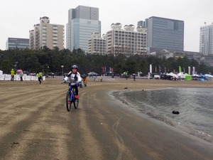 子供のための自転車学校がお台場海浜公園で開催される 画像