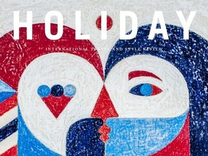 米旅行誌『Holiday』復刊。コレットで限定Tシャツ発売 画像