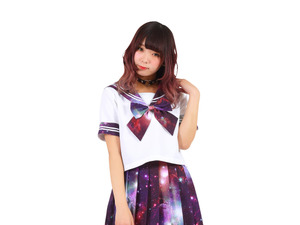 宇宙や深海クラゲをプリントした新感覚セーラー服が発売 画像