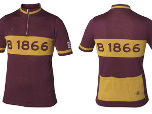 ビンテージレースに参加するBROOKSチームのための限定ウールジャージ 画像