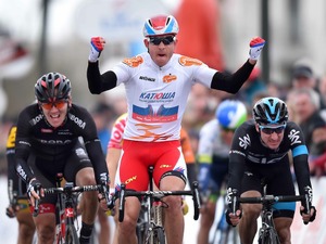 【自転車ロード】デ・パンネ3日間、好調をキープするクリストフ「長いスプリントだったけど、誰も抜けなかった」 画像