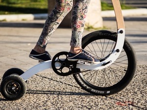 ”走り漕ぎ”を楽しむ新しい乗り物「Halfbike 2」…ブルガリア発 画像